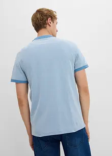Piké-poloskjorte med glidelås, bonprix