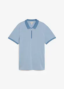 Piké-poloskjorte med glidelås, bonprix