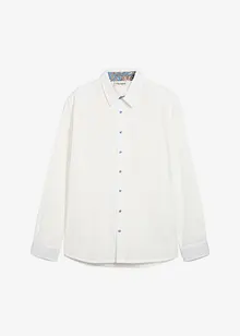 Business skjorte i 100% bomull med detaljer i kontrastfarge, Regular Fit, bonprix