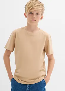 T-skjorte i 100% økologisk bomull (3-pack), bonprix