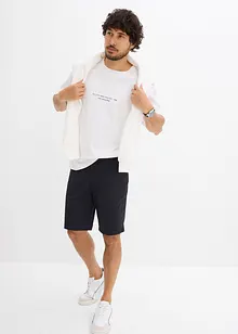 T-skjorte i 100% økologisk bomull med 3D-print, Loose Fit, bonprix