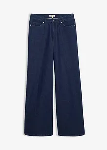 Wide Leg-jeans, Mid Waist, Low Stretch Full Length, bonprix