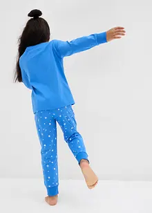 2 pyjamaser i 100% økologisk bomull (4-delt sett), bonprix