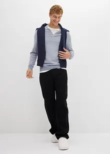 Finstrikket genser med bomull, bonprix