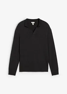 Finstrikket genser med bomull, bonprix