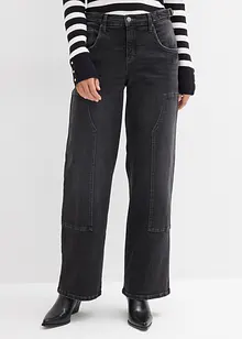 Wide Leg-jeans Mid Waist, bonprix