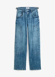 Wide Leg-jeans Mid Waist, bonprix