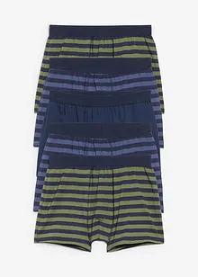 Boksershorts med myk økologisk bomull (5-pack), bonprix