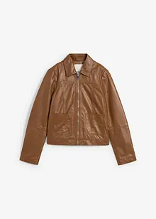 Skinnjakke i lammenappa, bonprix