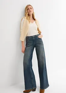 Wide Leg-jeans, High Waist, bonprix