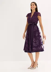 Dirndl med broderi og fløyelsskjørt (2-delt sett), bonprix