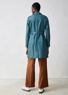 Skinn trenchcoat, bonprix