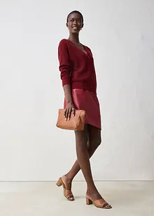 Cardigan med hullmønster, bonprix