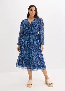 Midikjole i mesh, bonprix