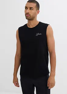 Singlet i 100% økologisk bomull, Loose Fit (2-pack), bonprix