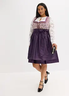Tyrolerkjole med brodert forkle (2-delt sett), bonprix