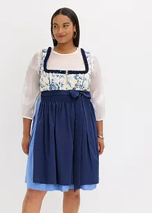 Tyrolerkjole med brodert forkle (2-delt sett), bonprix