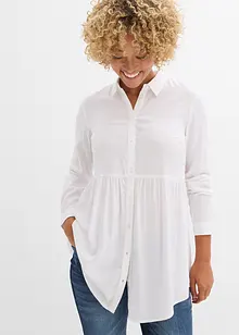 Lang bluse av viskose, bonprix