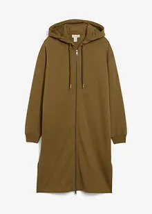 Lang hettejakke med sidesplitter, bonprix