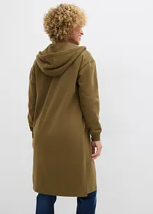 Lang hettejakke med sidesplitter, bonprix