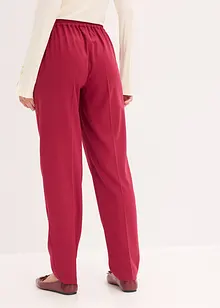 Pull on-bukse med press, bonprix