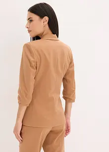 Blazer med draperte ermer, bonprix