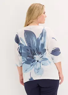 Genser med blomsterprint, bonprix
