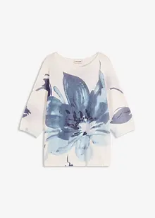 Genser med blomsterprint, bonprix