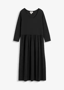 Midikjole i bomullsjersey, bonprix