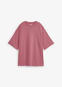 Oversized topp i formstabil, 100% økologisk bomull, bonprix