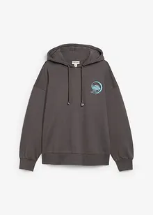 Hettegenser i 100% bomull, bonprix