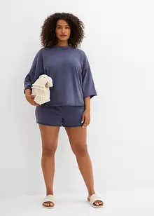 Oversized sweatshirt i myk bomullsmiks, bonprix
