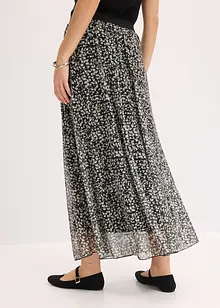 Jerseyskjørt med mesh, bonprix