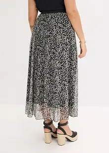 Jerseyskjørt med mesh, bonprix