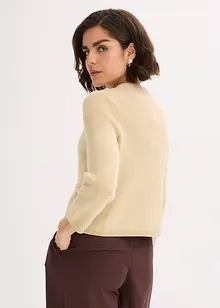 Cardigan i bomullsmiks, bonprix