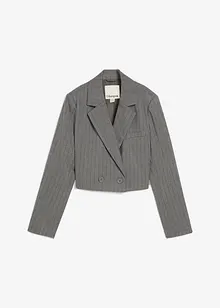 Kort blazer med krage med slag, bonprix