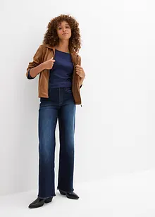 Oversized topp i 100% økologisk bomull, bonprix