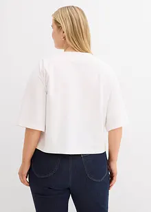 Oversized sweatshirt i myk bomullsmiks, bonprix
