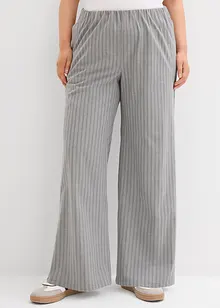 Slip on-bukse med vide ben, bonprix