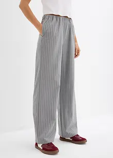 Slip on-bukse med vide ben, bonprix