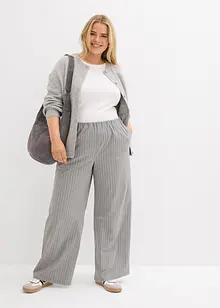 Slip on-bukse med vide ben, bonprix