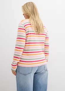 Langermet topp i 100% bomull, bonprix