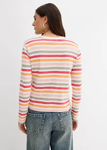 Langermet topp i 100% bomull, bonprix
