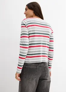 Langermet topp i 100% bomull, bonprix