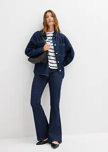 Stripete T-skjorte i 100% bomull, bonprix