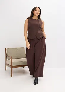 Vest med asymmetrisk knappestolpe, bonprix