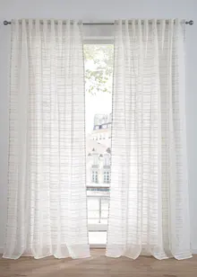 Gardin med stripemønster (1-pack), bonprix