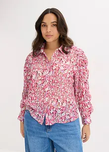 Skjorte med glittereffekt, bonprix