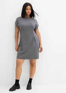 Kjole i kreppet viskose, bonprix