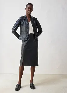 Kort blazer i lammenappa, bonprix